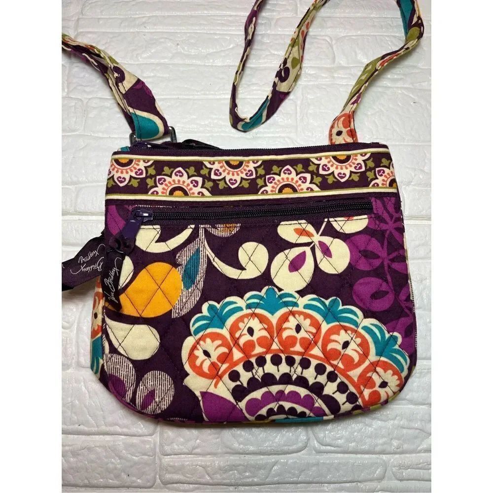 Vera Bradley Little Flap Hipster "Plum Crazy"